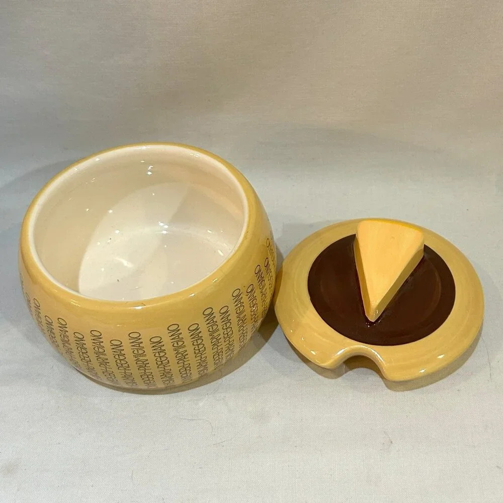 Parmigiano Reggiano Ceramic Cheese Container Italy
